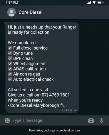 Meta ad for Core Diesel