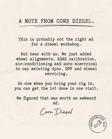 Meta ad for Core Diesel