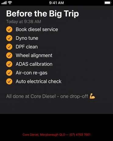 Meta ad for Core Diesel