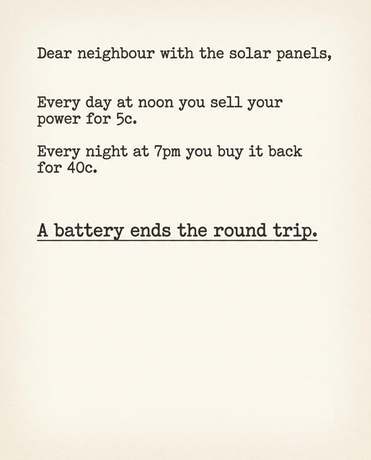 Meta ad for Wattle Powr